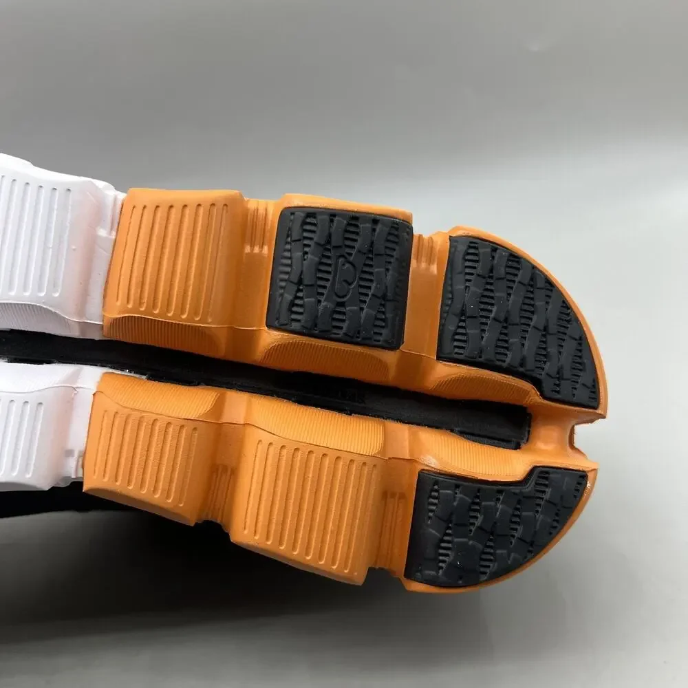 On Cloudflow 3.0 Running Shoes Men Size 10.5 Gray Orange Mesh Comfort Sneakers